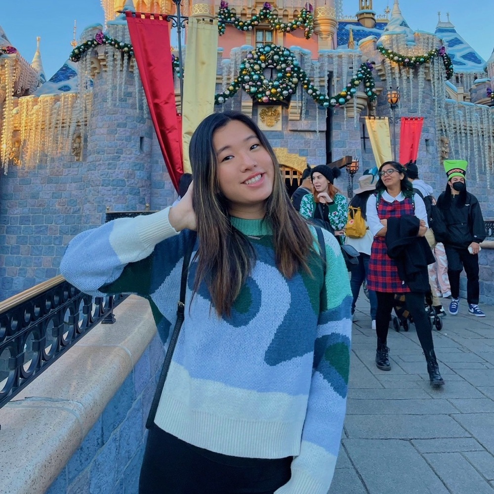 Green and Blue Sweater